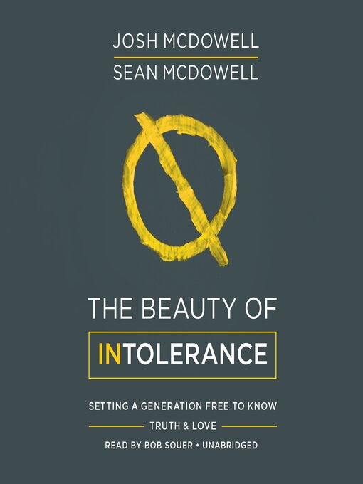 Title details for The Beauty of Intolerance by Josh McDowell - Available